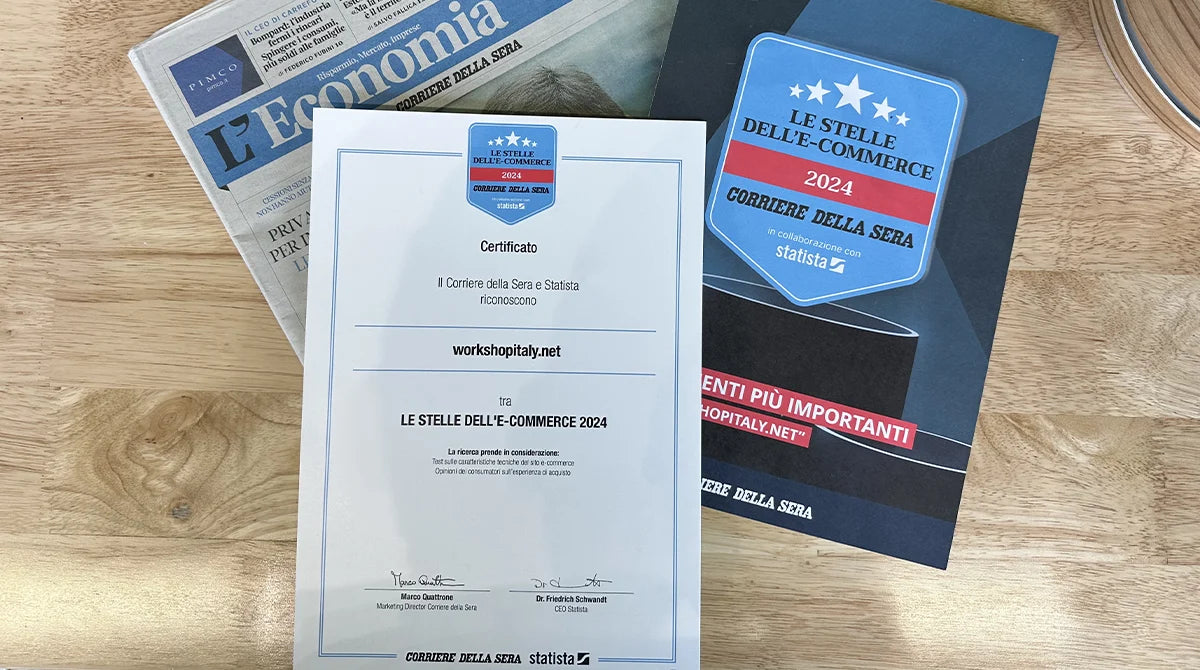 Work Shop Italy tra le stelle dell'e-commerce 2024