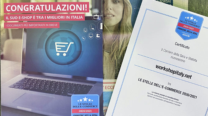 Work Shop Italy tra i migliori e-commerce in Italia