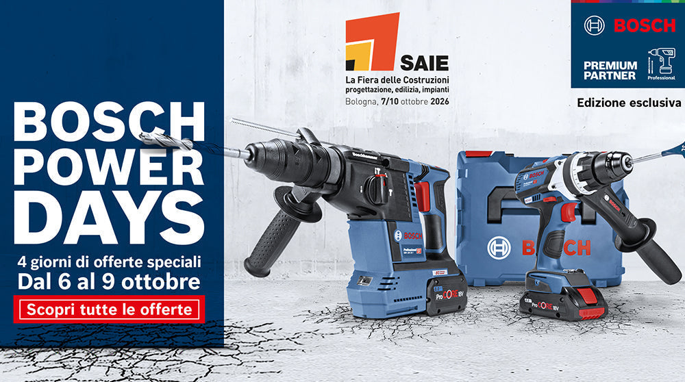 Bosch Power Days 6/9 Ottobre 2026.