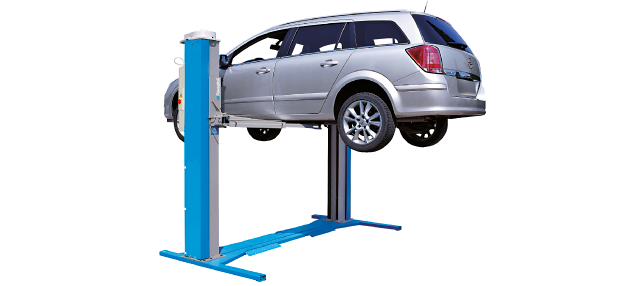 Ponte SOLLEVATORE A DUE COLONNE CON TRASMISSIONE A CARDANO Ravaglioli KPS 306LHE / 3200 kg large