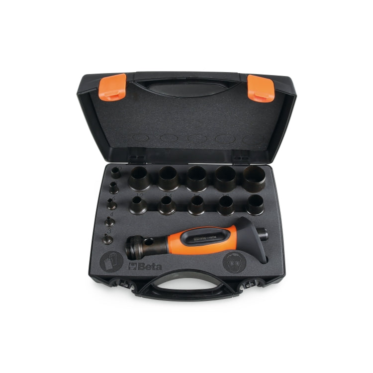 Assortimento di 15 fustelle da 3 a 30 mm e 1 accessorio Beta 1105/C16T