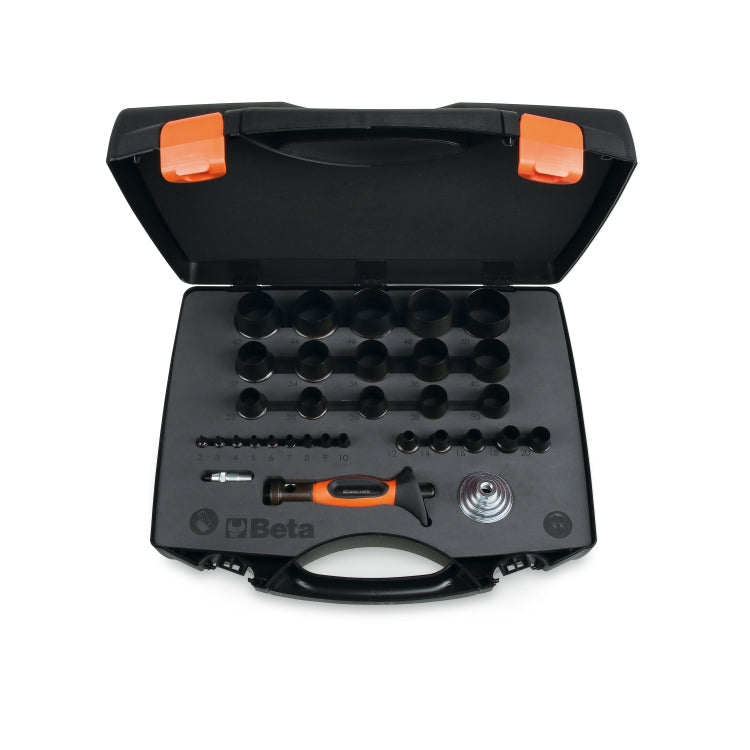 Assortimento di 29 fustelle da 2 a 50 mm e 3 accessori Beta 1105/C32T