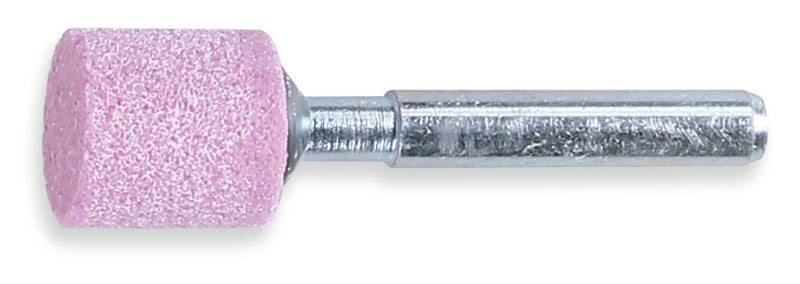 Mole abrasive con gambo, granuli abrasivi con corindone rosa con legante ceramico, forma cilindrica Beta 11101