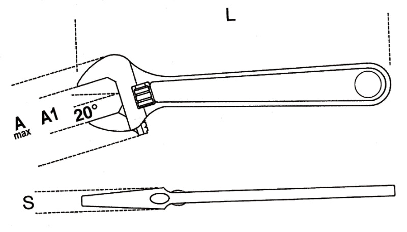 Chiavi regolabili a rullino, in acciaio inossidabile Beta 111INOX