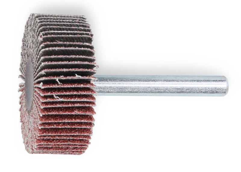 Ruote a lamelle con gambo, lamelle in tela abrasiva al corindone Beta 11264