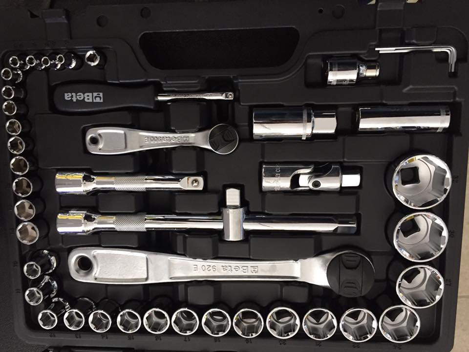 Set bussole 1/2" 1/4" 98 pezzi Beta BW 903E/C98