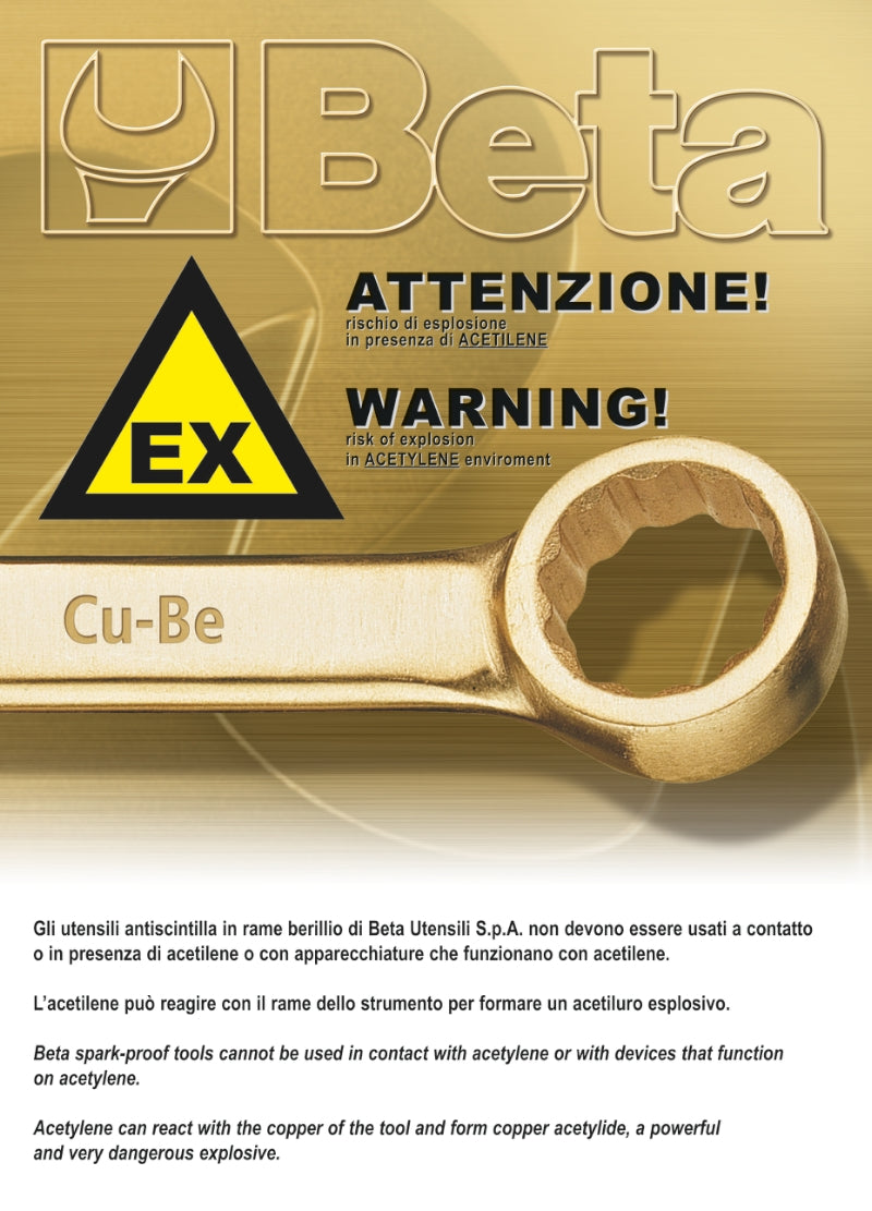 Mazzette antiscintilla manico in legno Beta 1380BA