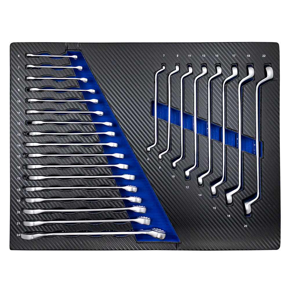 Allestimento set 190 utensili Carbon Look per Arredo Officina Workshopitaly MPS Total Black