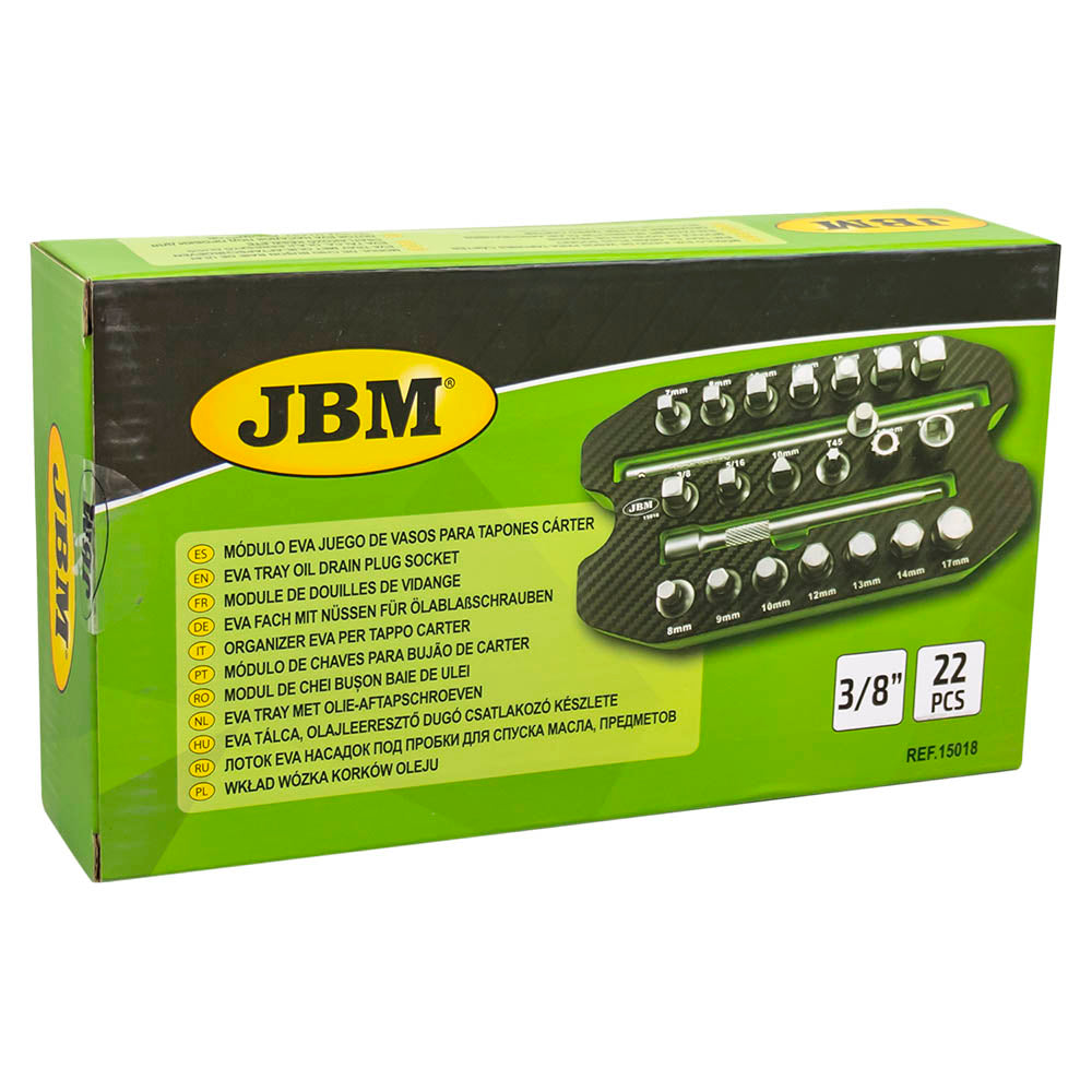 ORGANIZER EVA PER TAPPO CARTER 22 PEZZI 15018 JBM