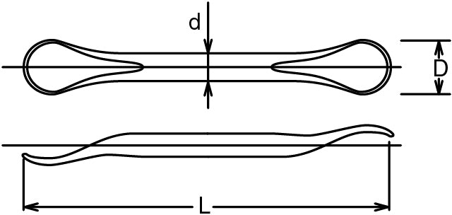 LEVA PER GOMME MOTO L.170 KOKEN 155
