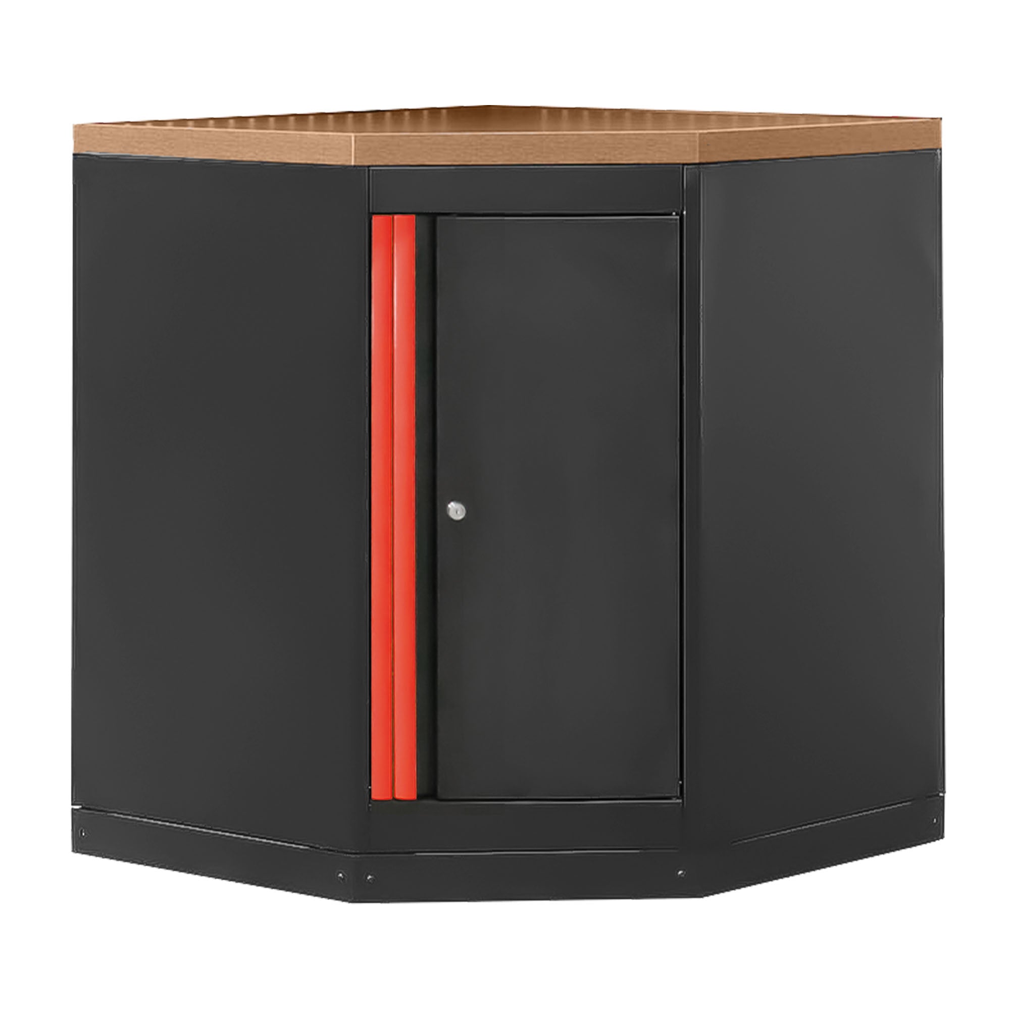ARMADIO ANGOLARE CON PANNELLO IN MDF - ROSSO 16492R JBM