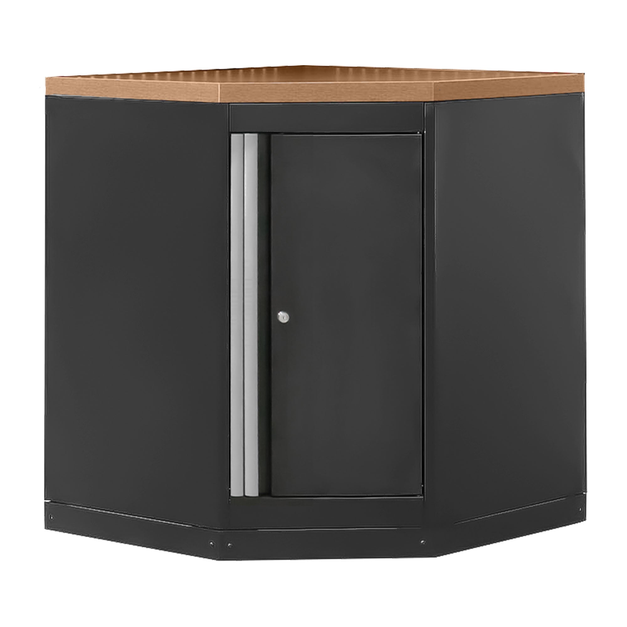 ARMADIO ANGOLARE CON PANNELLO IN MDF - ARGENTO 16492S JBM