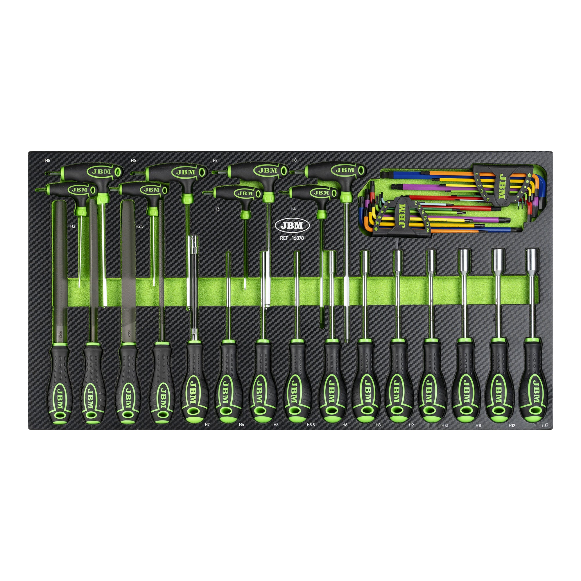 SET EVA DI CACCIAVITI E LIME JBM 16878
