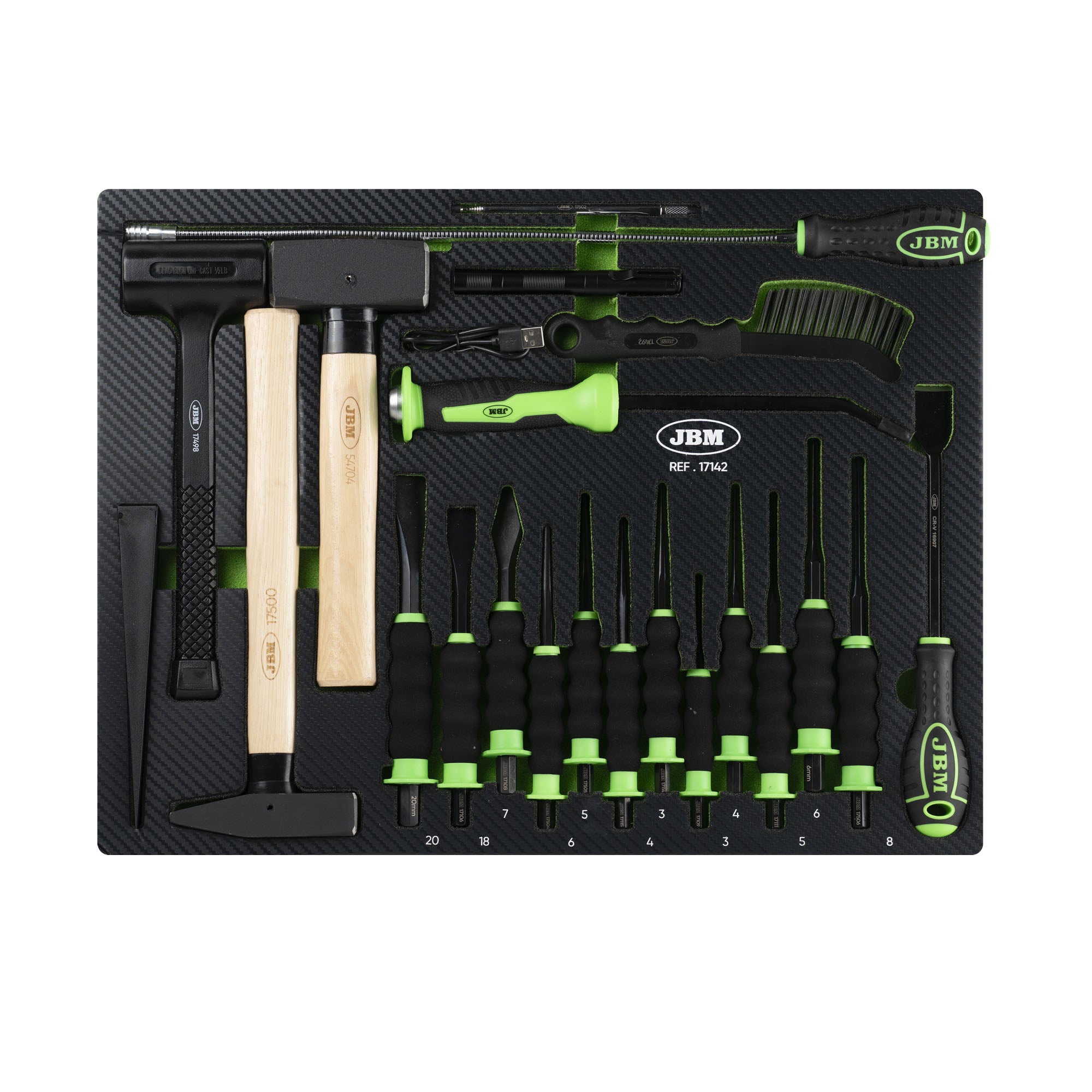 SET UTENSILI DI BATTUTA 17142 JBM