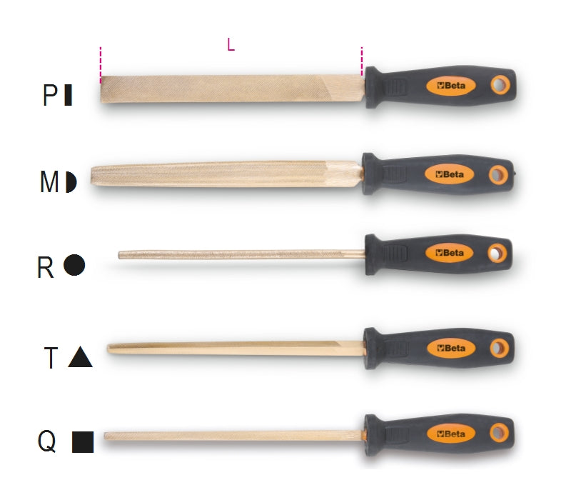 Lime da 8" antiscintilla Beta 1719BA8