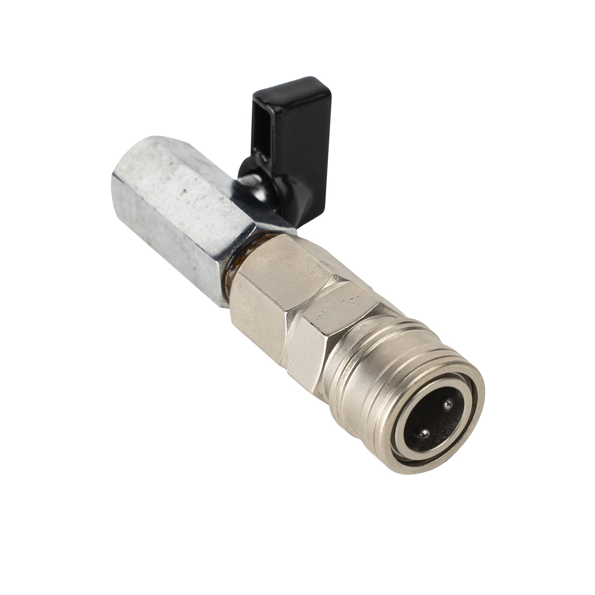 CONNETTORE RAPIDO FEMMINA CON VALVOLA PER RIF. 54565 17635 JBM