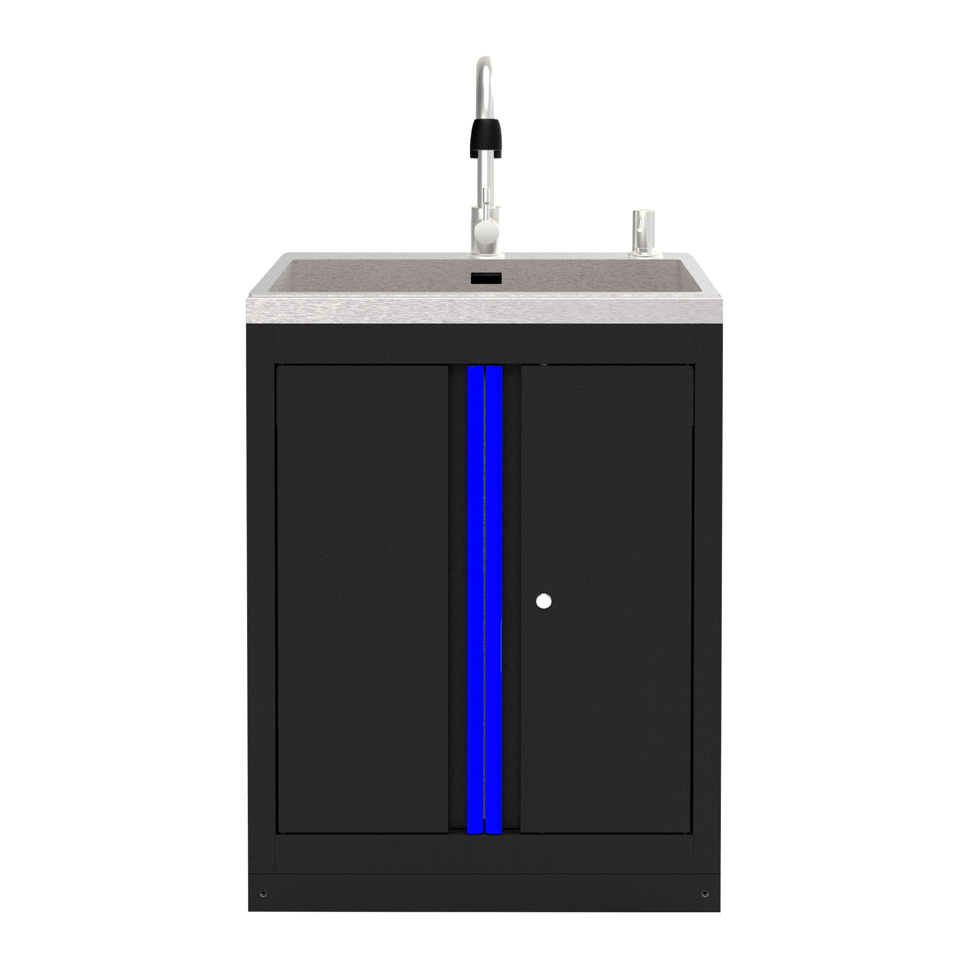 ARMADIO CON LAVELLO INTEGRATO - BLU 18103B JBM