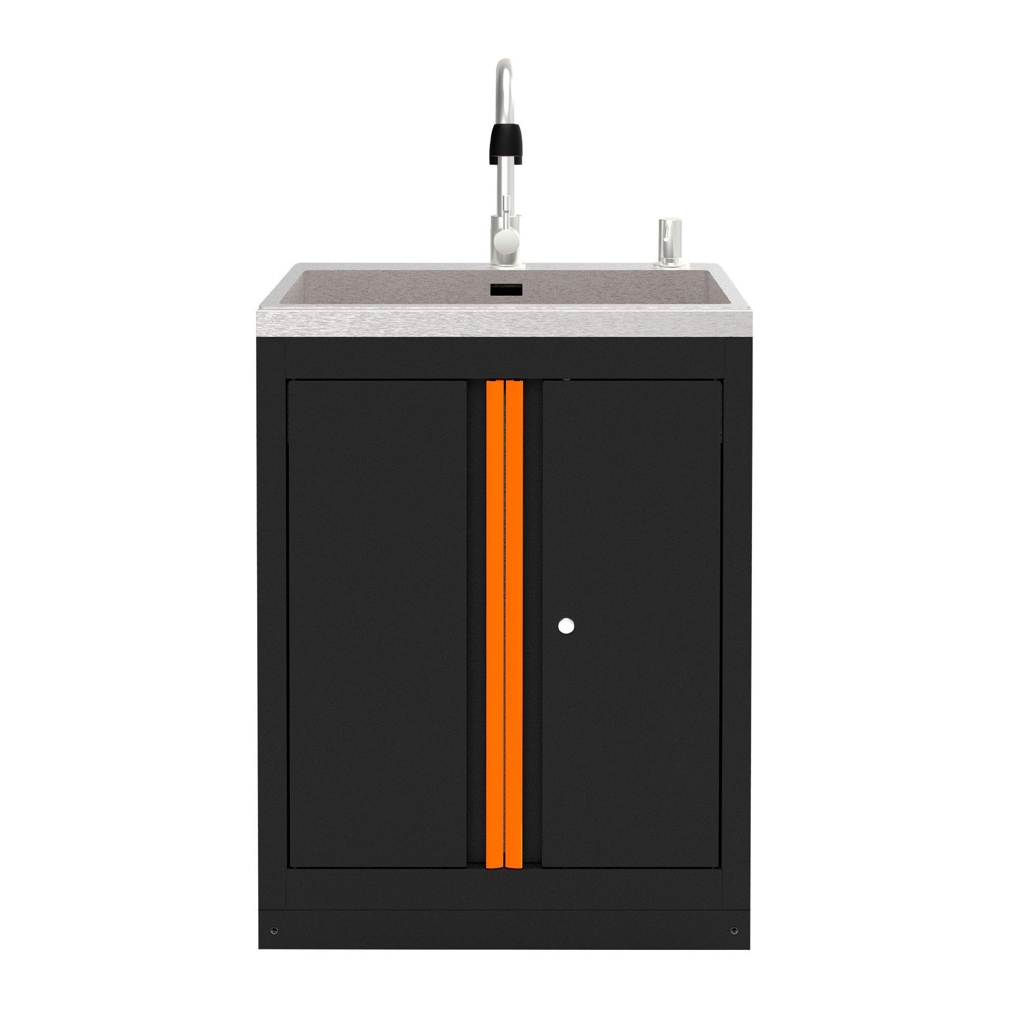 ARMADIO CON LAVELLO INTEGRATO - ARANCIONE 18103O JBM