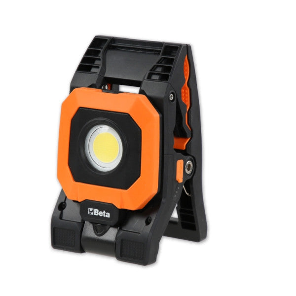 Faretto a pinza ricaricabile, 4 intensità luminose, orientabile, ricarica USB Beta 1838CLAMP