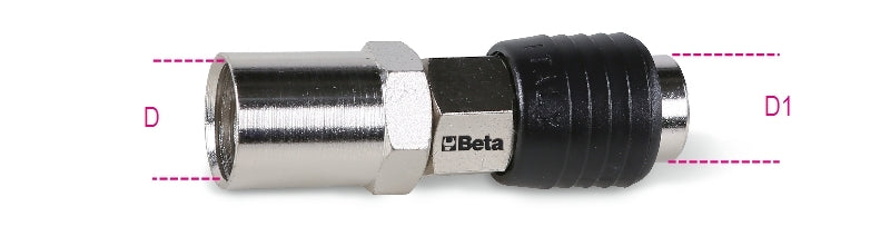 Raccordi universali a sfera con mascherina portagomma Beta 1917SP