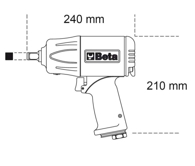 Avvitatore reversibile in materiale composito Beta 1928P