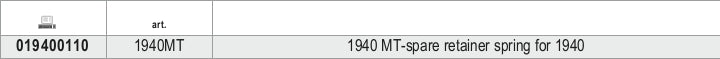 Molla di tenuta per 1940 Beta 1940MT