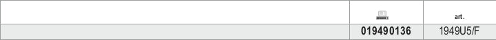 Ugello a ventaglio piatto, in nylon rinforzato con fibre di vetro, per 1949U5 e 1949P Beta 1949U5/F