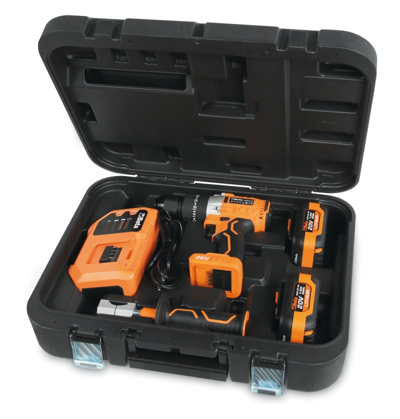 Kit trapano avvitatore a percussione 20V BRUSHLESS Beta 1972/K20V-13BMC