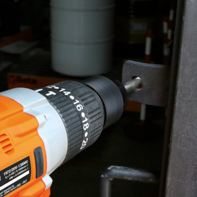 Kit trapano avvitatore a percussione 20V BRUSHLESS Beta 1972/K20V-13BMC