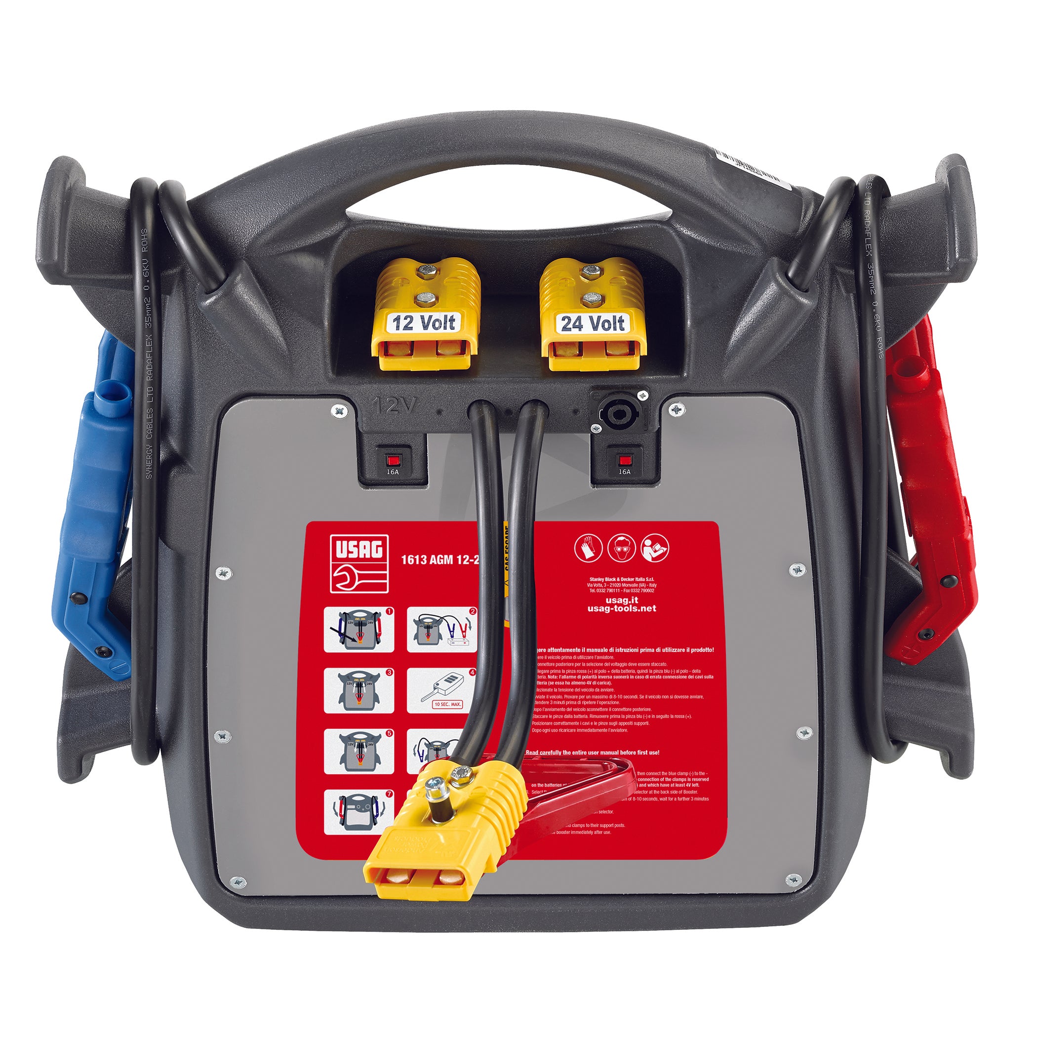 AVVIATORE PROFESSIONALE PORTATILE 12V-24V Usag 1613 AGM12-24