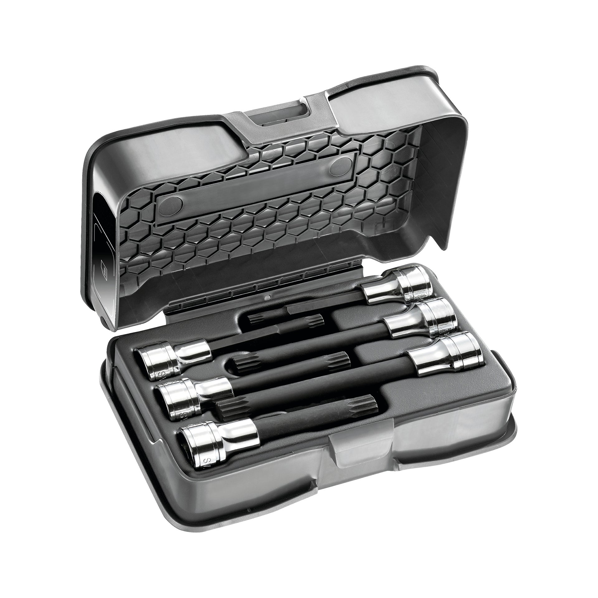 Assortimento in cassetta di ABS con bussole per viti con impronta XZN (6 pz) Usag 233 1/2 NXZN/C6