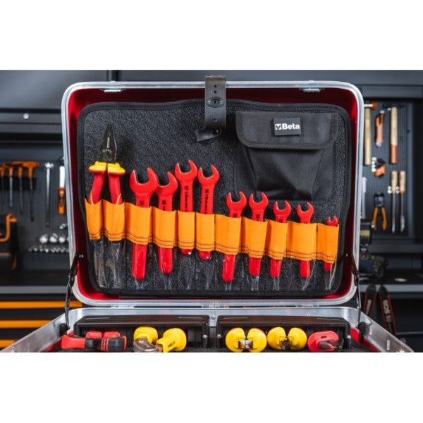 Valigia con assortimento di 43 utensili per veicoli ibridi ed elettrici Beta 2029EM