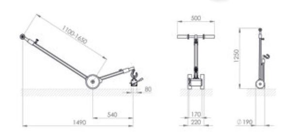 Alza chiusini con magneti permanenti LTF 220.90