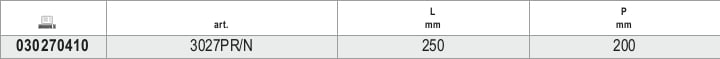 Supporto pressa per estrazione/introduzione mozzi, cuscinetti e silent block Beta 3027PR/N - Tabella misure