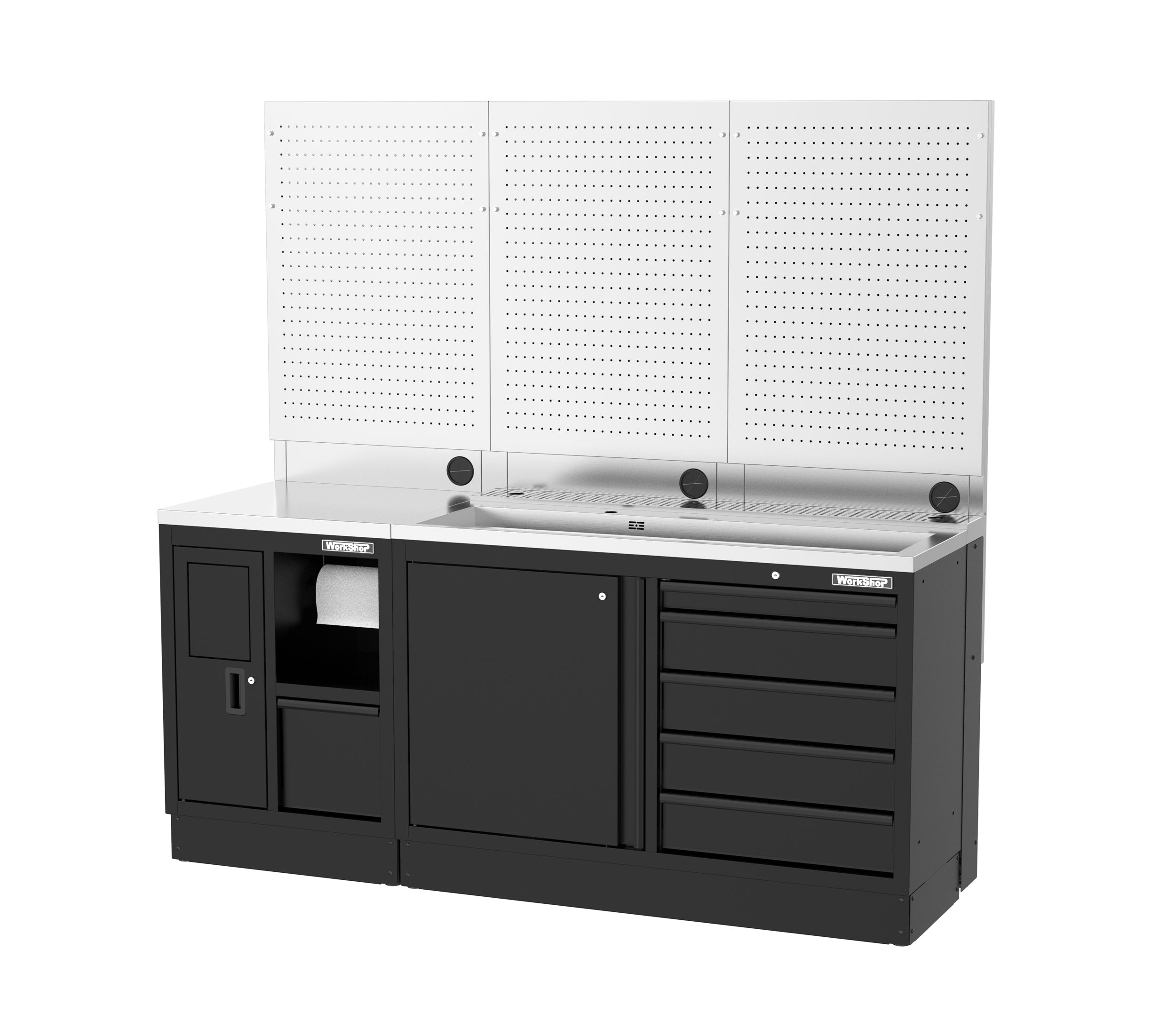 Pannello forato INOX aisi 304 Arredo Officina Workshopitaly MPS