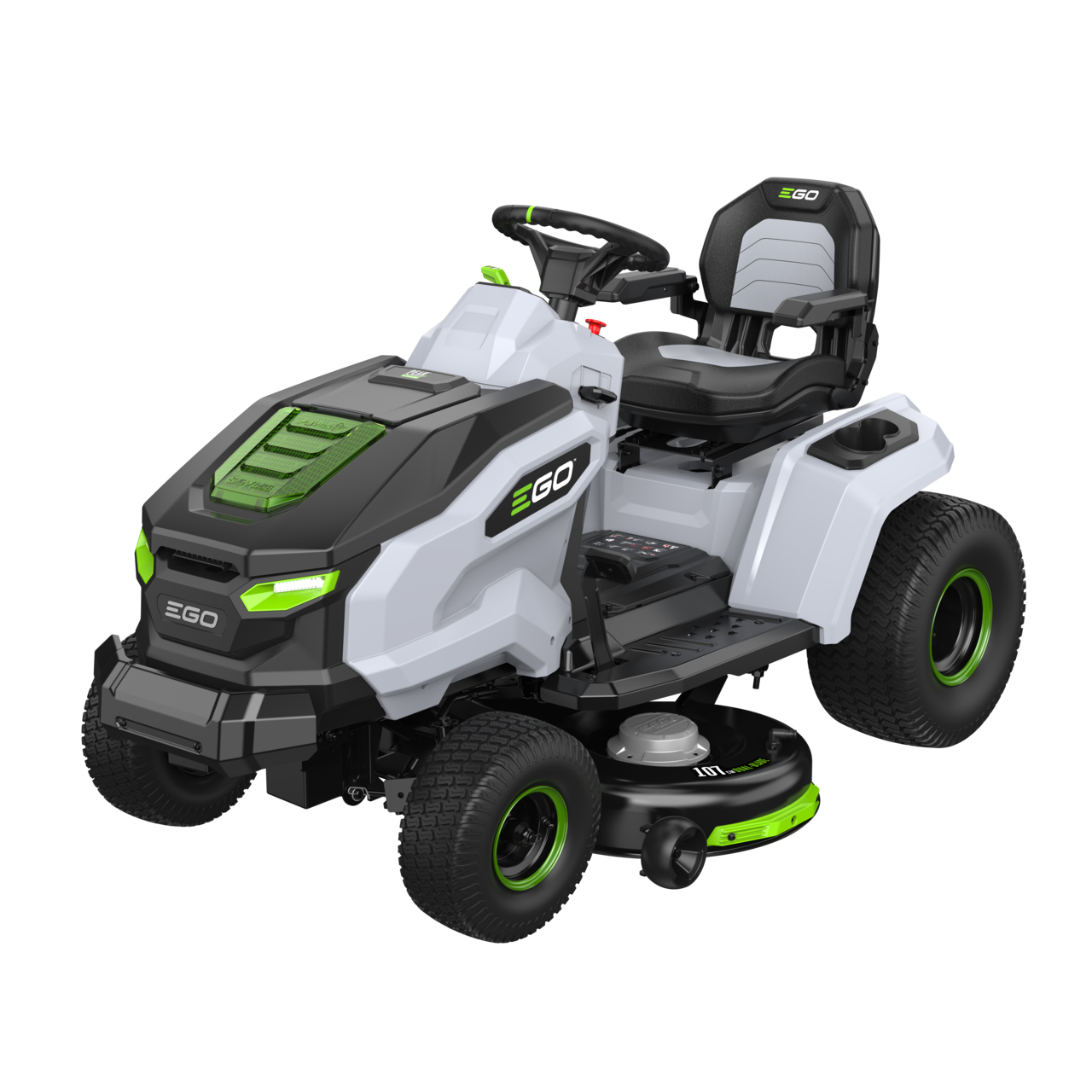 Trattorino rasaerba Ego Power TR4201E copro macchina