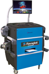 Assetto ruote con 8 sensori CCD Ravaglioli RAV TD 1850WS