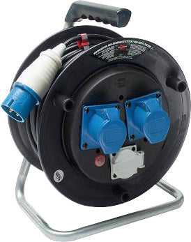 Tamburo avvolgicavo CEE 25 m H07RN-F 3G2,5 nero BRENNESTUHL