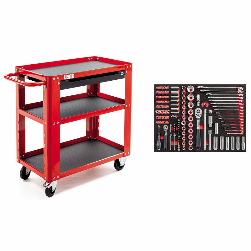 Carrello multiuso assortito (116pz) Usag 504 SRJM