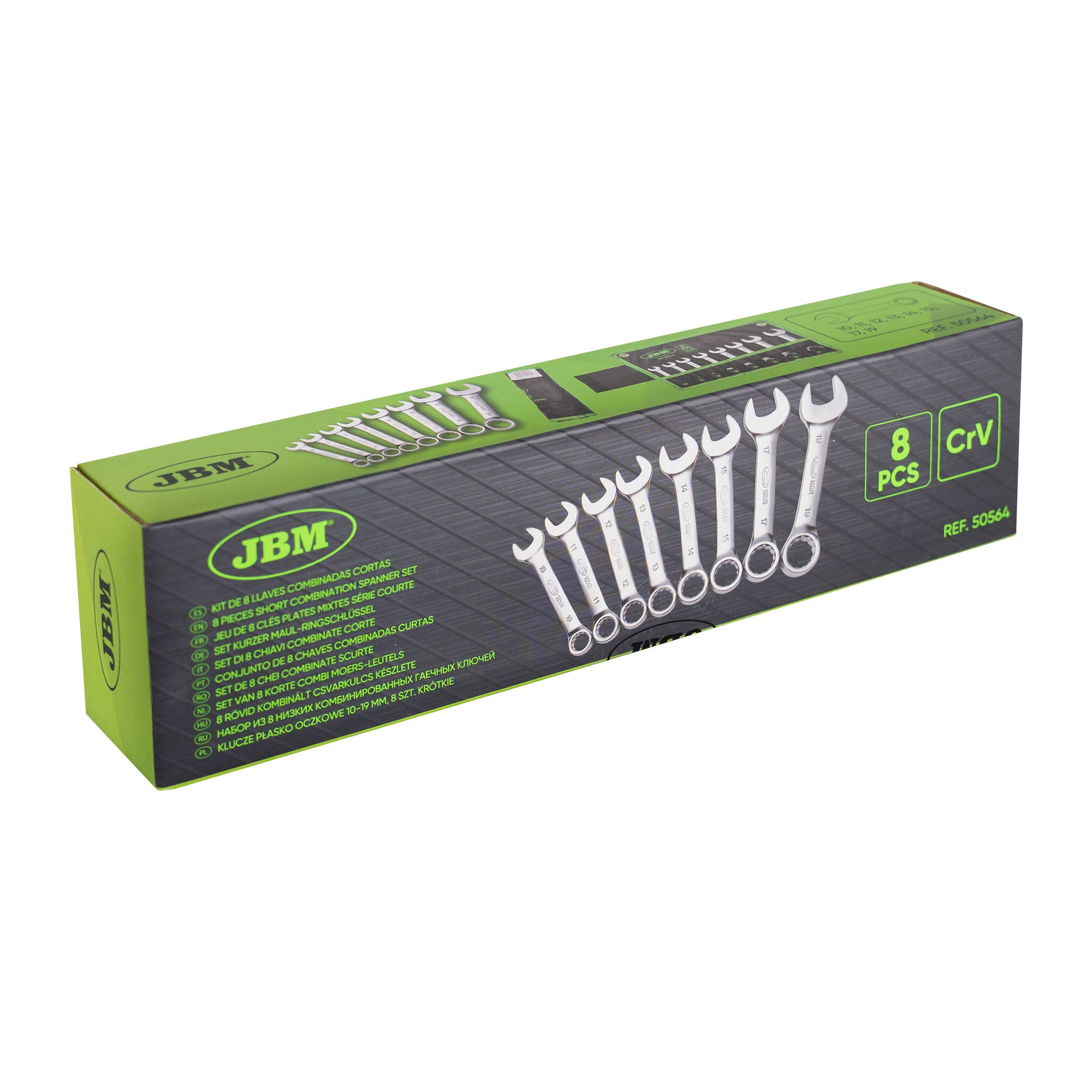 SET DI 8 CHIAVI COMBINATE CORTE 50564 JBM