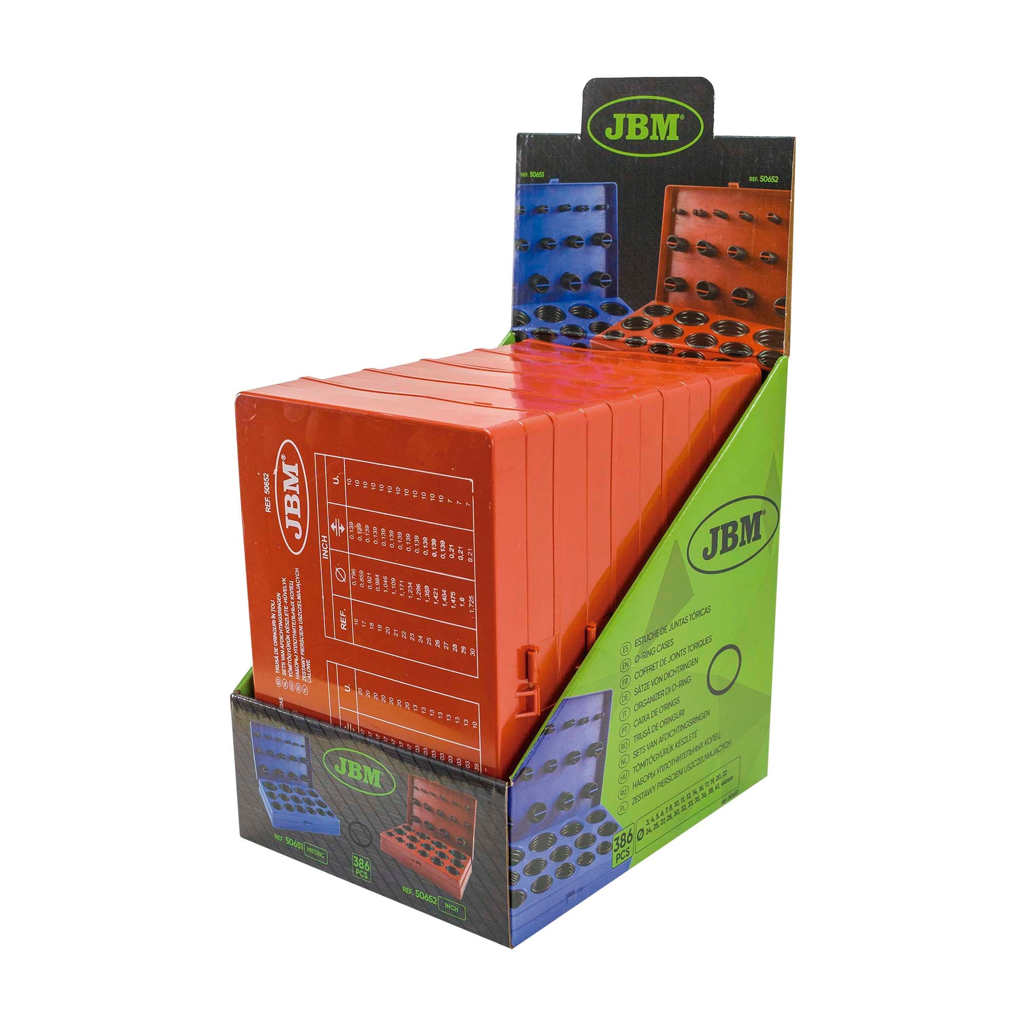 ORGANIZER DI O-RING POLLICI 50652 JBM