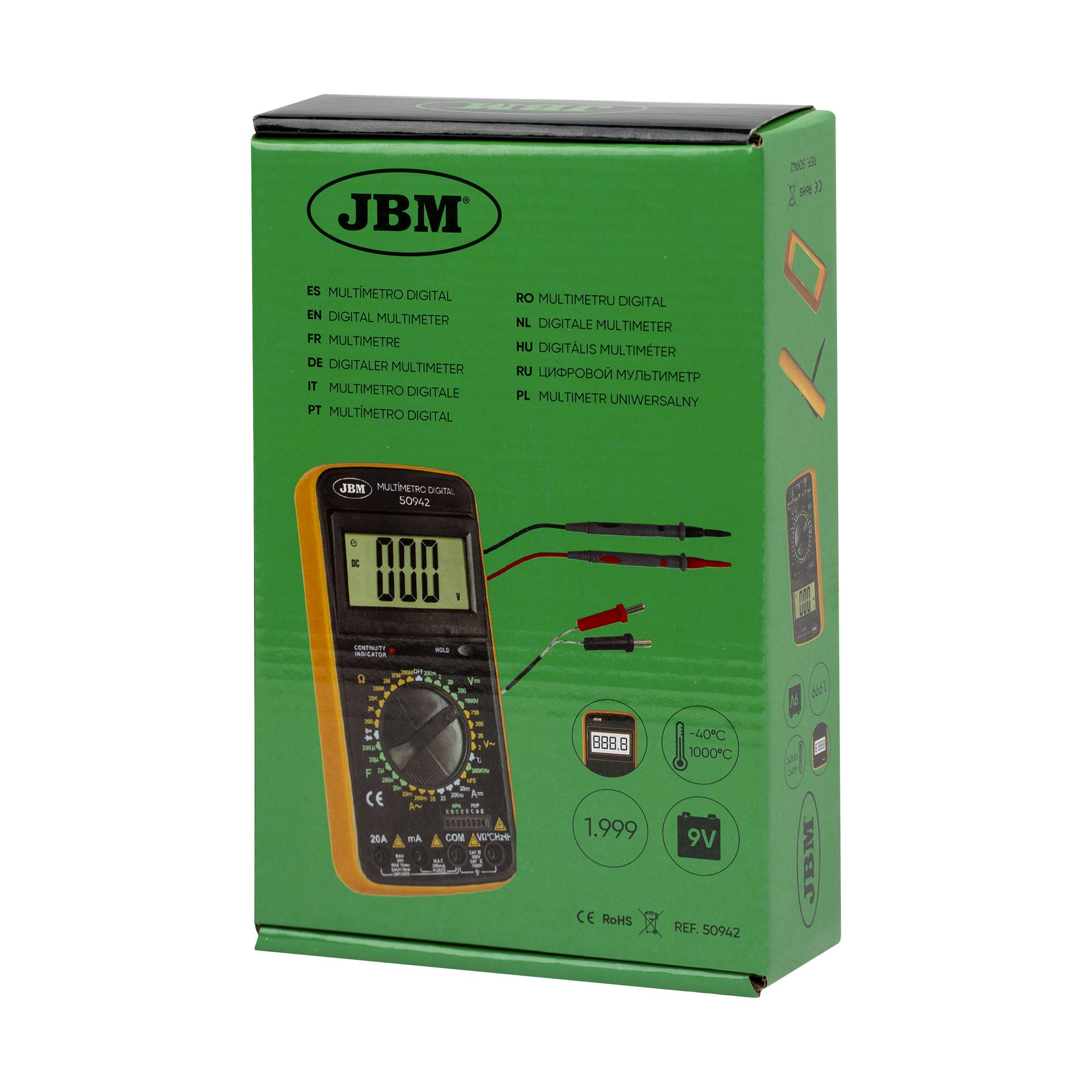 MULTIMETRO DIGITALE 50942 JBM
