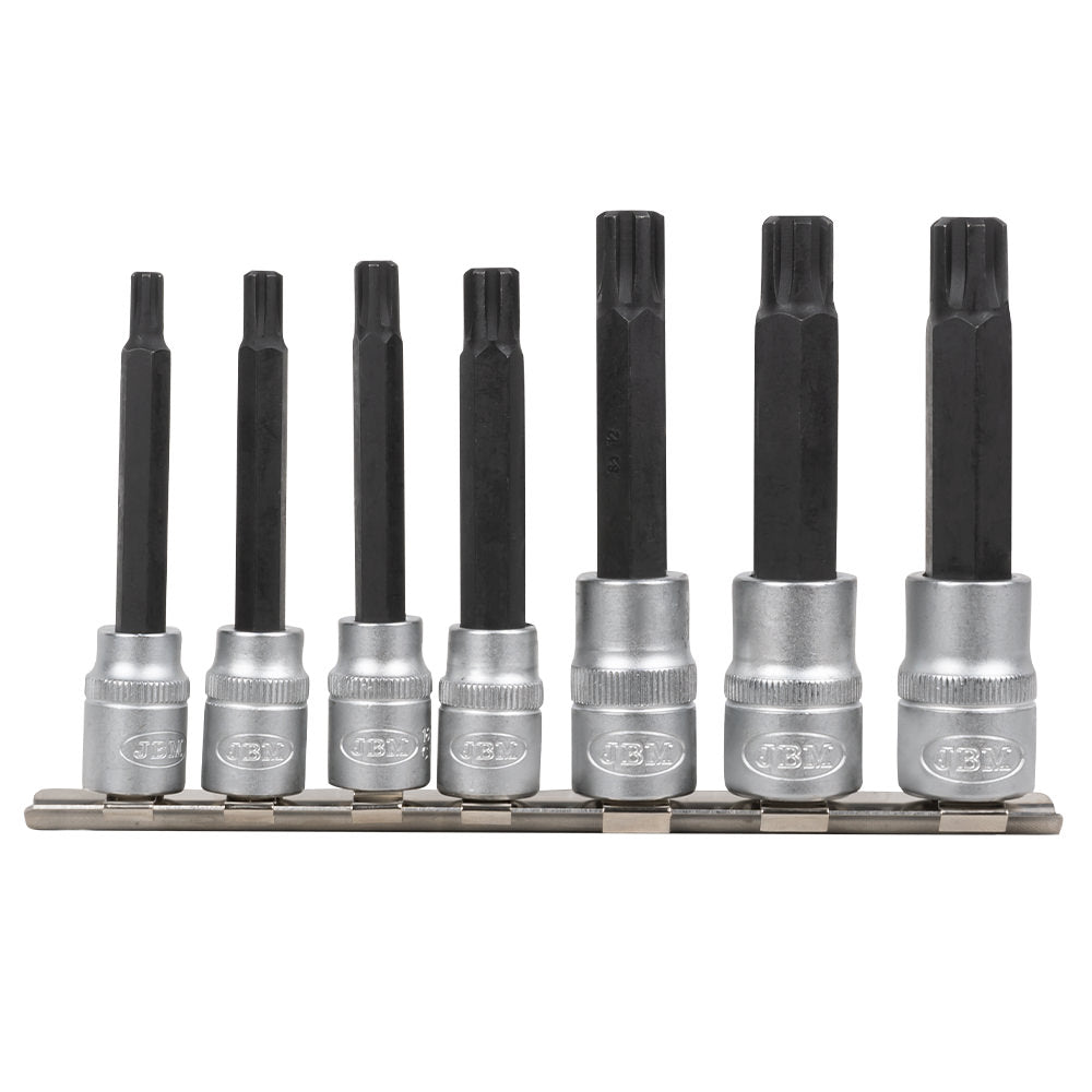 SET DI 7 INSERTI RIBE CON BUSSOLE 1/2" E 3/8" 50980 JBM
