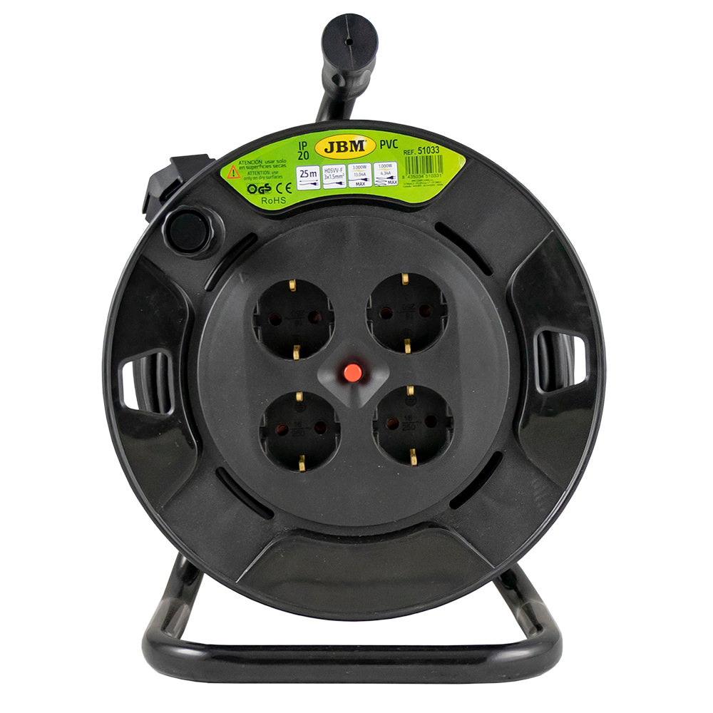 AVVOLGITORE DI CAVO ELETTRICO 25M 51033 JBM