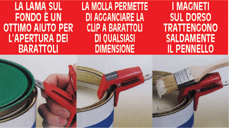 SET 2 GANCI MAGNETICI PORTA PENNELLI 51217