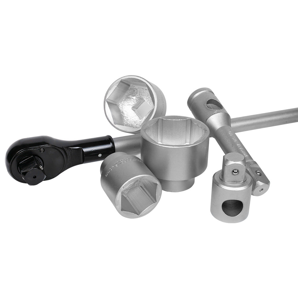 VALIGETTA IN METALLO CON 21 PEZZI AUTOCLAVE ESAGONALI DA 1" SATINATI JBM 51616