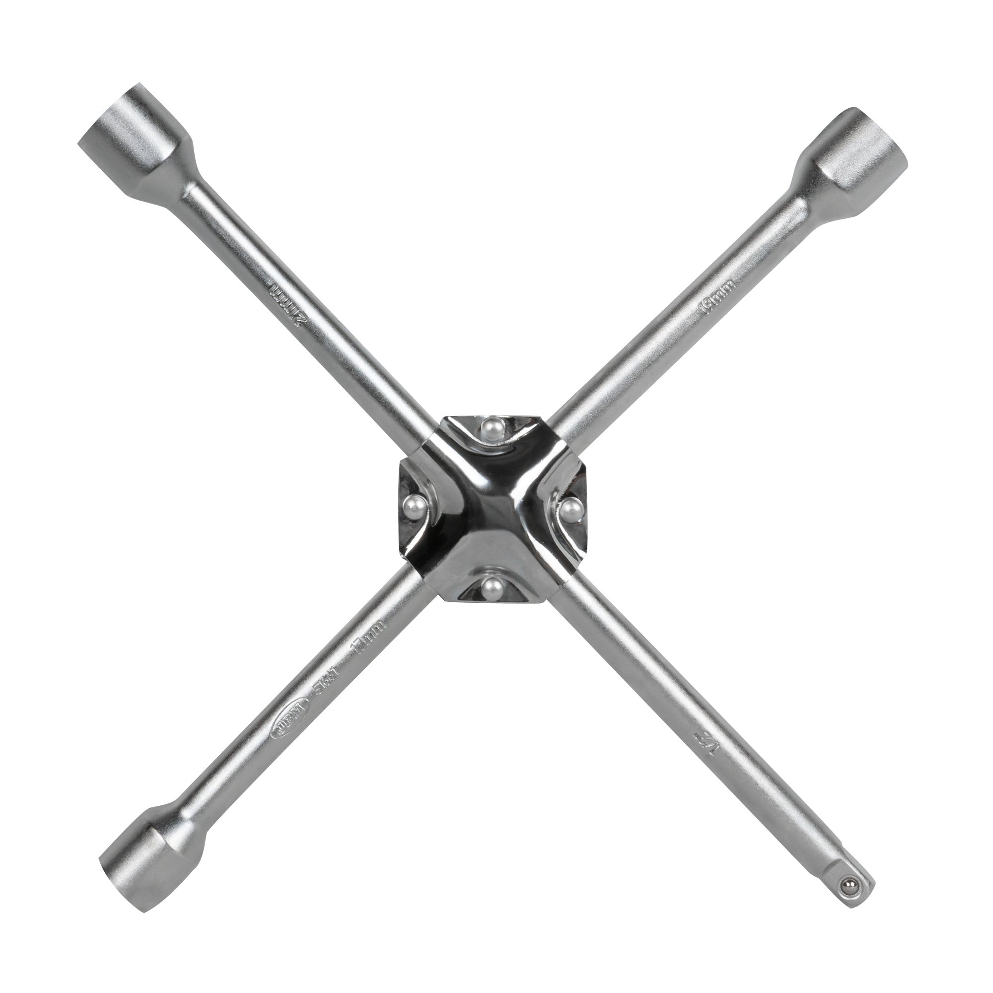 CHIAVE A CROCE PER DADI RUOTA 4 VIE 1/2" 51661 JBM