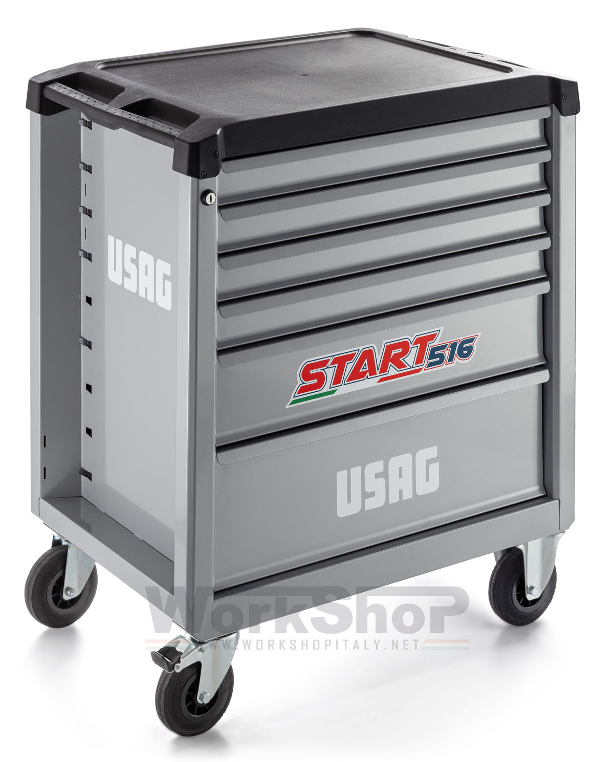 Agnelli Carrello Servizio KD 96,5x41x83,5 Cm - Grigio, Versatile E Resistente