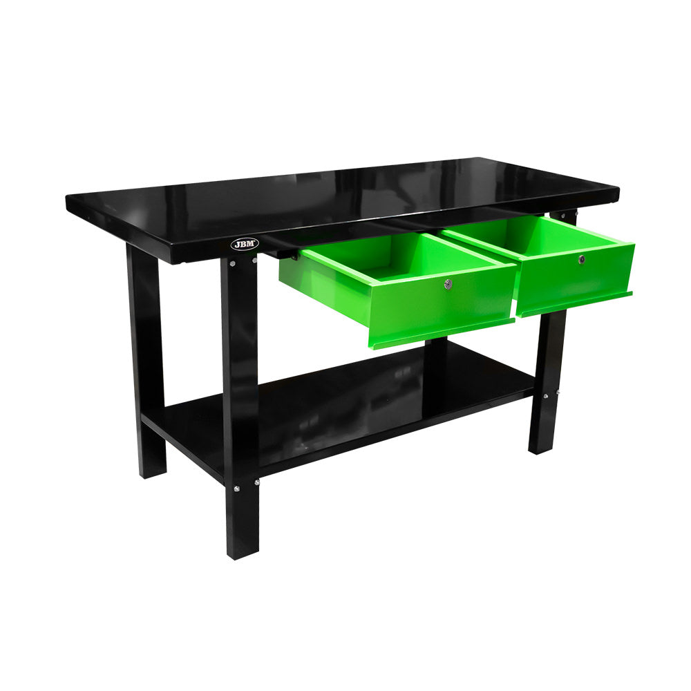 TAVOLO DI LAVORO A 2 CASSETTI JBM 51737