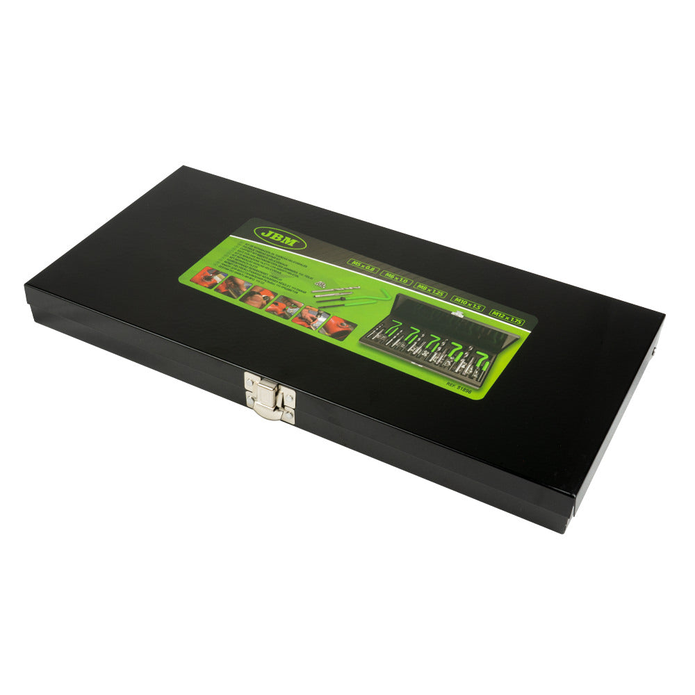 SET DI RIPARAZIONE FILETTI CON INSERTI HELICOIL 115PZ 51896 JBM